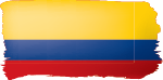 Flagge als Symbol für Zulassung des Gerätes in Kolumbien (CRC)