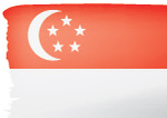 Flagge als Symbol für Zulassung des Gerätes in Singapur (IMDA)