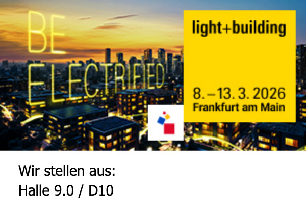 Grafik zeigt das Logo der Messe Light and Building in Frankfurt
